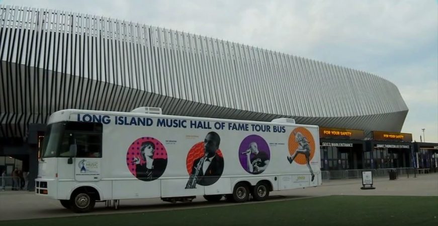 Long Island Music Hall of Fame museum makes debut on wheels