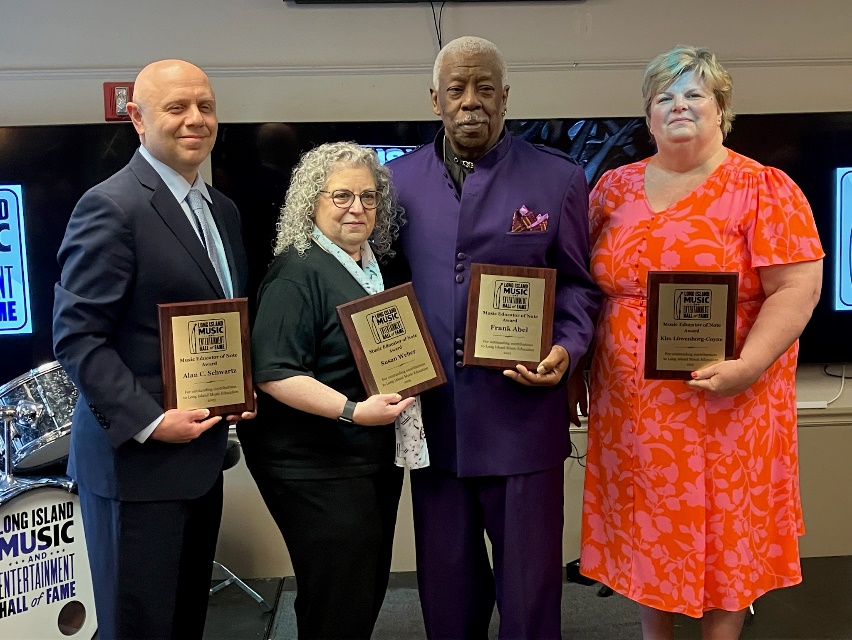 Music Teachers From Across Long Island Honored at the LI Music & Entertainment Hall of Fame Educator of Note Awards